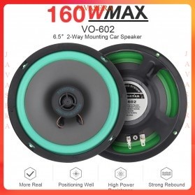 ROADSTAR Speaker Subwoofer Mobil HiFi 6.5 Inch 160W 1 PCS - VO-602 - Green - 7RRSBEGR