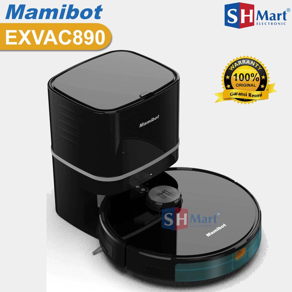 VACUUM CLEANER MAMIBOT HYBRID EXVAC890 GLORY LDS4.0 LDS + SLAM VACUUM CLEANER ROBOT