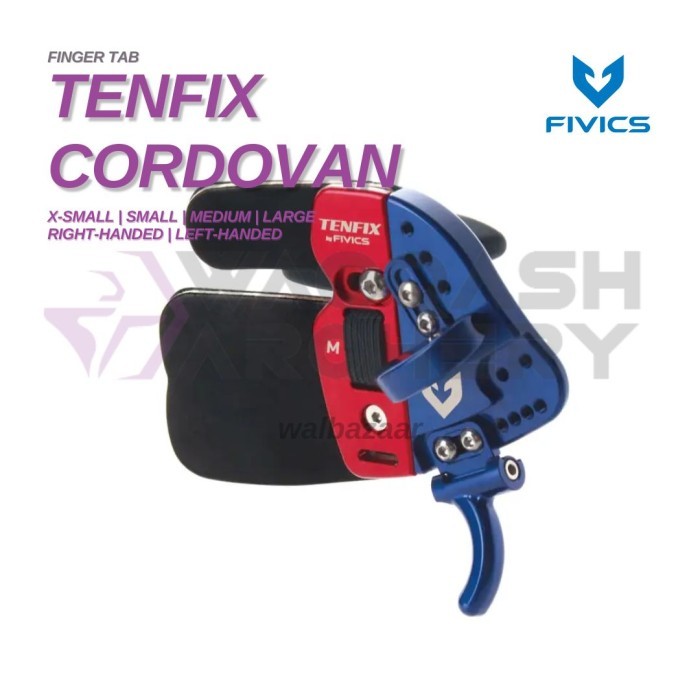 FIVICS TENFIX FINGER TAB Cordovan Leather Recurve