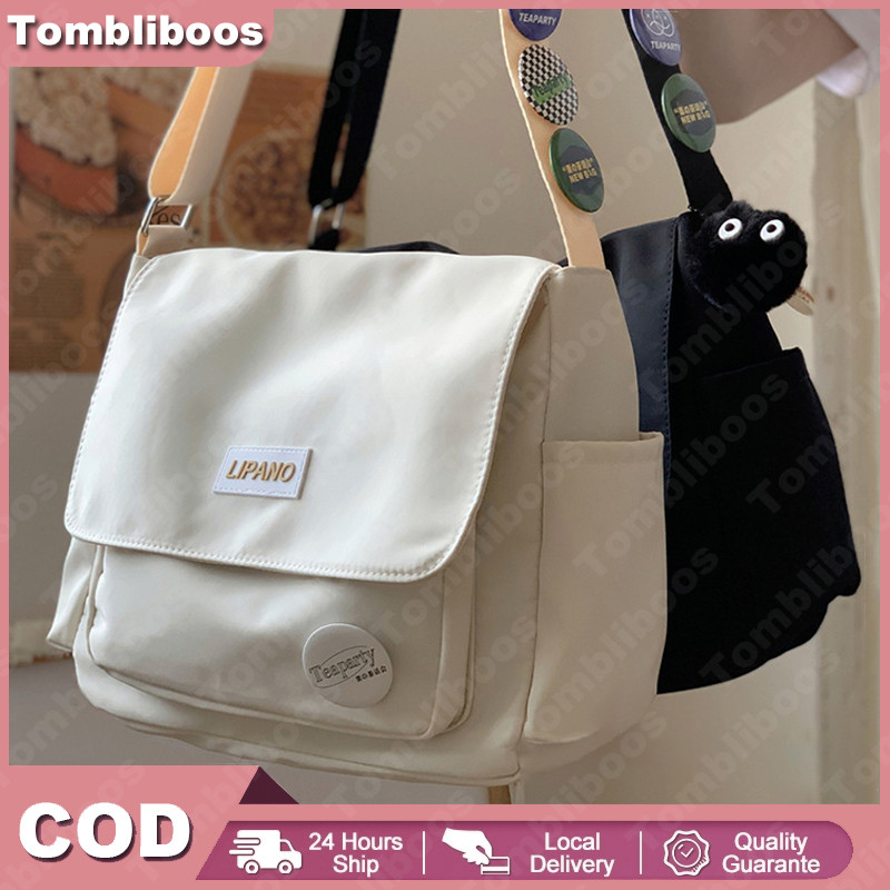 COD  Ready  Korea Tas Wanita Kanvas Selempang Tas Wanita Murah Tas Selempang Wanita Korean Style Rem