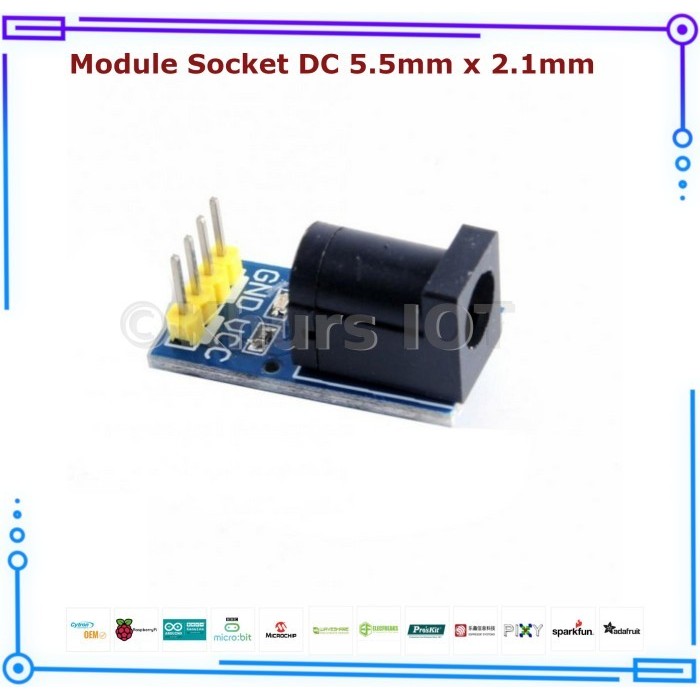 Or99 Module Socket Female DC 5.5mm x 2.1mm Jack DC IN 9v 12V