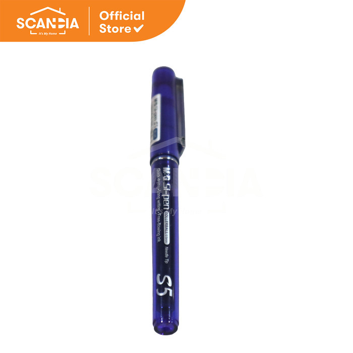 

SCANDIA Pulpen Liquid Roller Pen Blue Long Writing 0.5mm (60033851)
