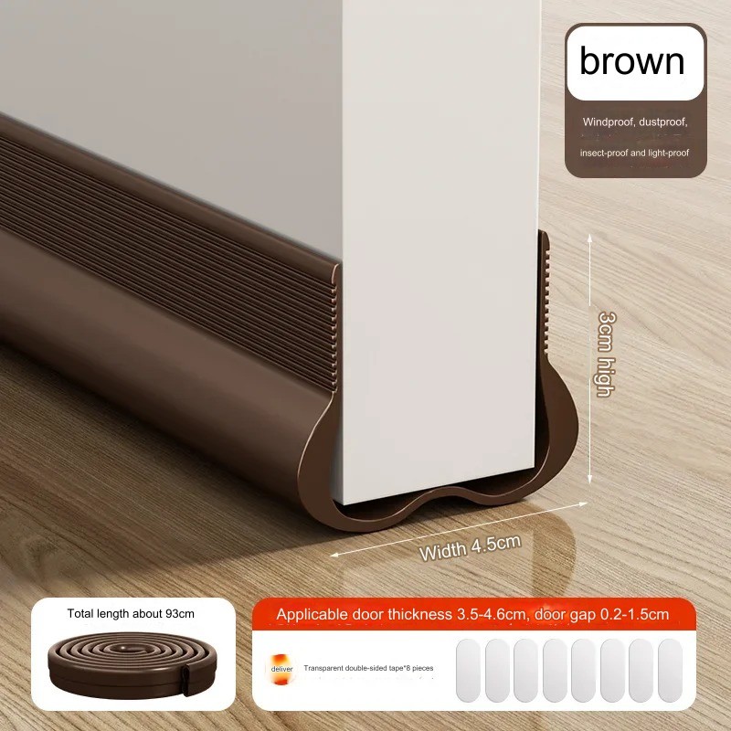 Silikon Penutup Celah Bawah Pintu Penghalang Debu Penutup Celah Anti Kecoa