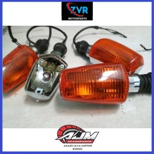 ZVR - Rating Lampu Sein Sen CROM Yamaha RX King RXK RXS YT YT115 Kualitas Bagus STANDAR ORIGINAL