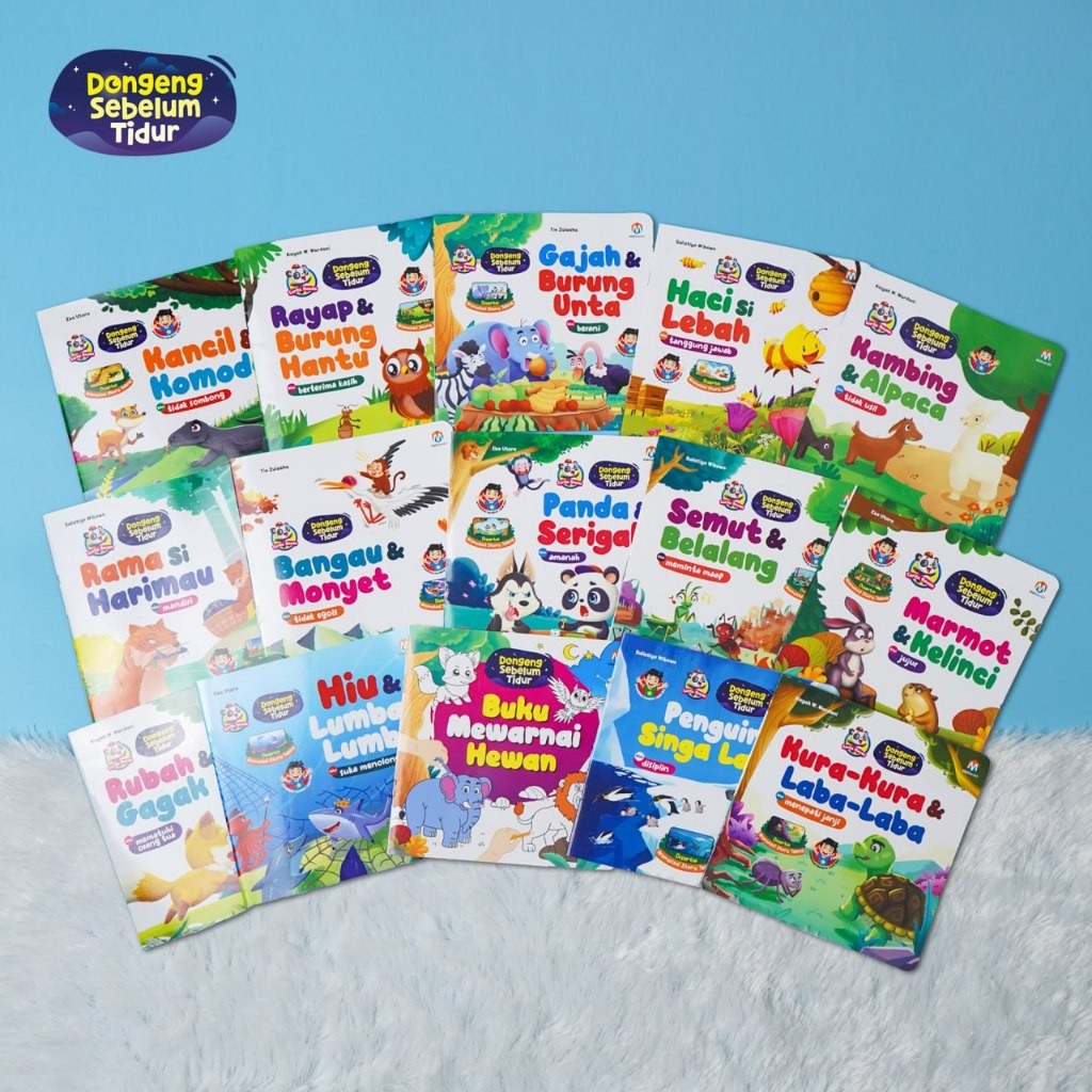 

[Judul Satuan] Dongeng Sebelum Tidur Fabel 16 halaman full color - Buku Cerita Anak Balita TK PAUD Full Color - Buku Cerita Bergambar - Buku Hewan Buku Bacaan [Bassabooks Bassa Books]