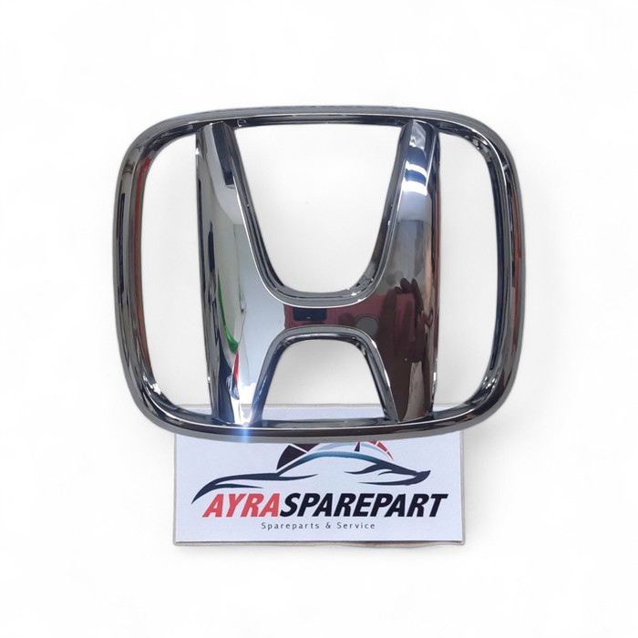 Emblem logo H grill depan mobil Honda CRV RD2 Gen2 2002 - 2004 Non Facelift ( Kode part 75700-S3A-J0