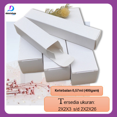 

Box Parfum Kardus Kotak Polos untuk Kemasan Botol Hampers Souvenir Dus kemasan Size 2x2