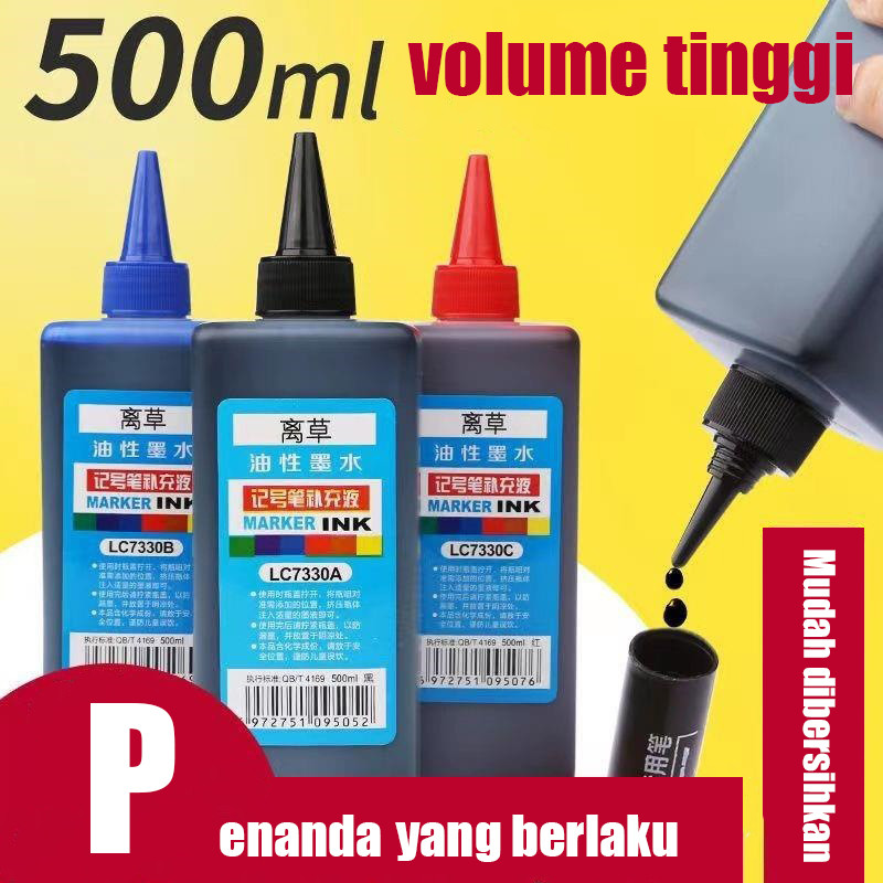 

Tinta spidol papan tulis/pena papan tulis berkapasitas ekstra besar 500ml, mudah dihapus