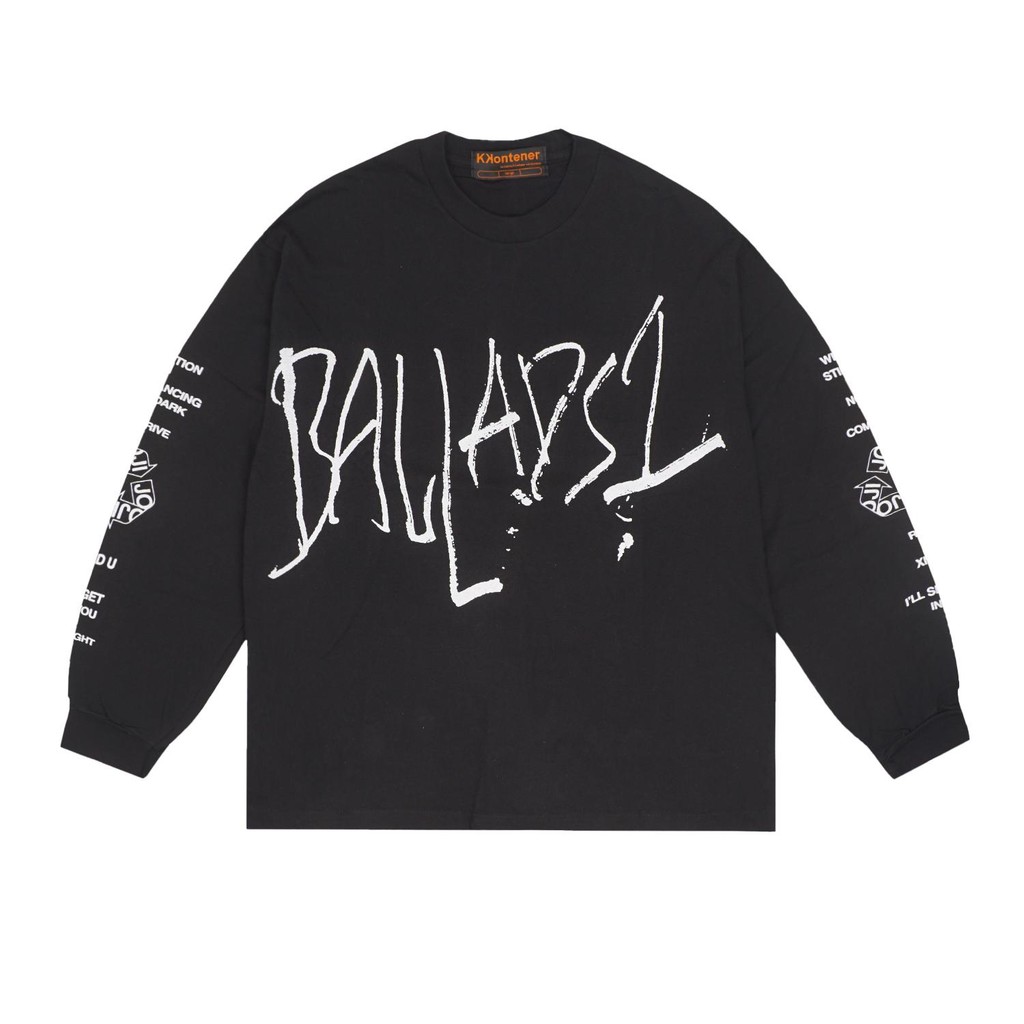 KKONTENER JOJI "BALLADS 1" TSHIRT LONGSLEEVE BLACK