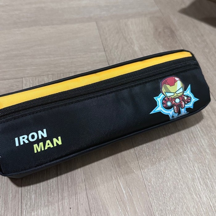 

marvel softcase pencil box kotak pensil anak laki tema superhero - Cute iron man