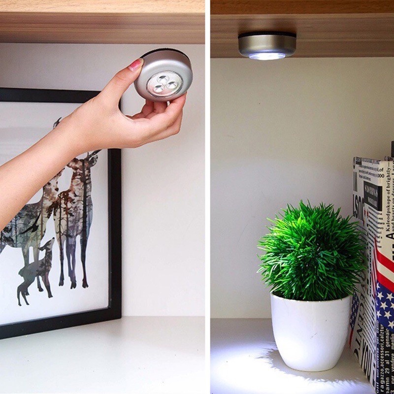 TERMURAH GROSIR Stik N Klik Lampu Emergency Tempel LED Stick and Click Touch Lamp AAA Darurat Light 