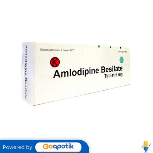 Amlodipine Rama 5 Mg Box 100 Tablet