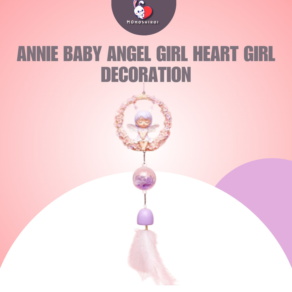 W1121 - 8A  Ornamen Sweet Dream Annie Baby Angel girl heart girl decoration Pajangan Miniatur Dekora