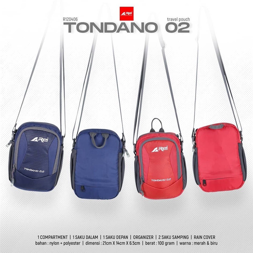 SLINGBAG TRAVEL POUCH AREI TONDANO 02 | SLING BAG REI OUTDOOR