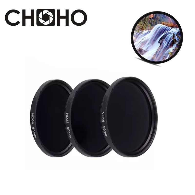 ND Filter Neutral Density ND16 ND32 ND64 Filtors 49MM 52MM 55MM 58MM 62MM 67MM 72MM 77MM Photograph 