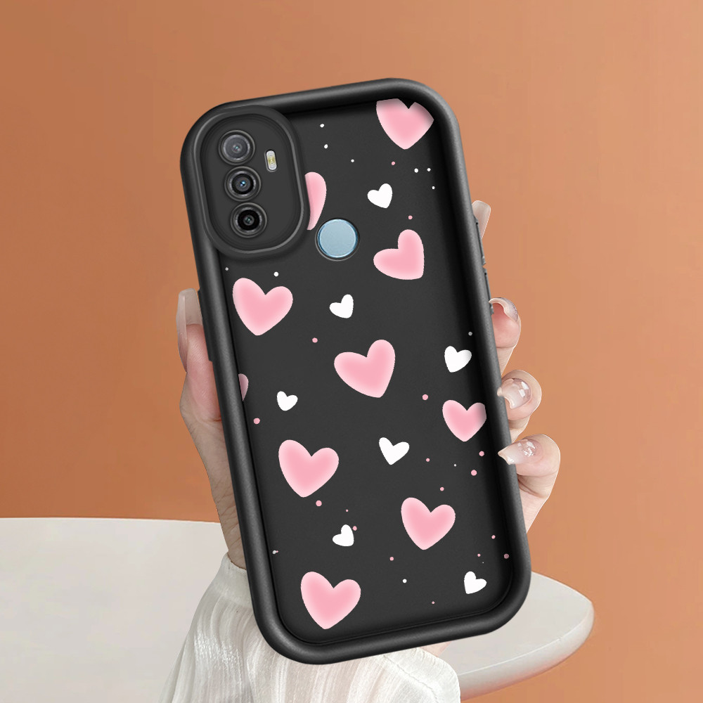 OPPO A53 A33 2020 Untuk Lokal Stock Softcase HP Case Phone Casing Soft Lembut Sofcase Cute Love Cass
