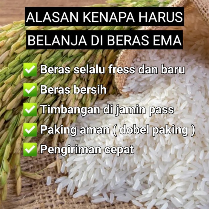 

BERAS SLYP SUPER ROJOLELE AA3 10KG