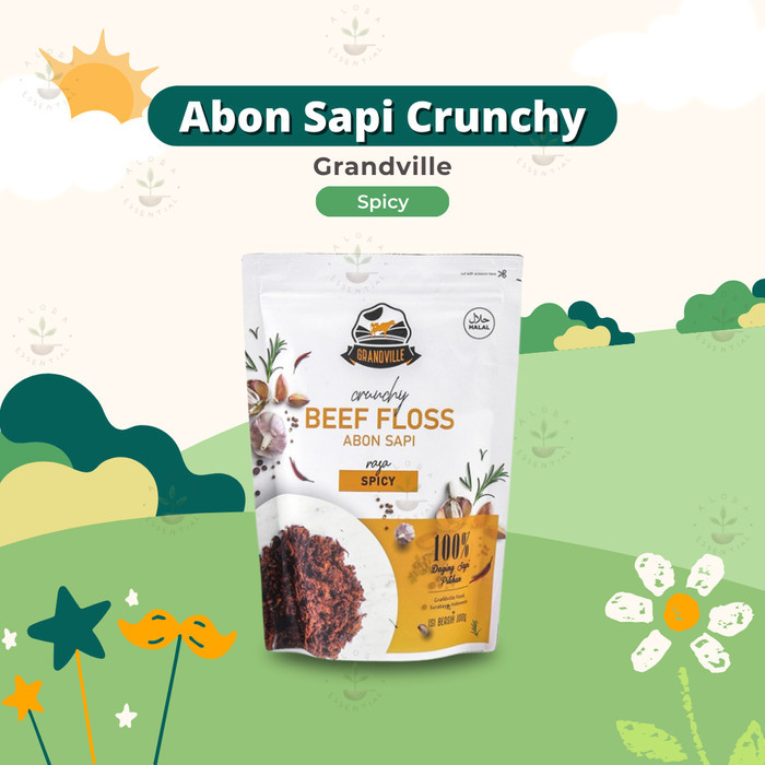

Grandville Abon Sapi Ayam Crunchy – Abon Anak Non MSG Halal MPASI - Ayam