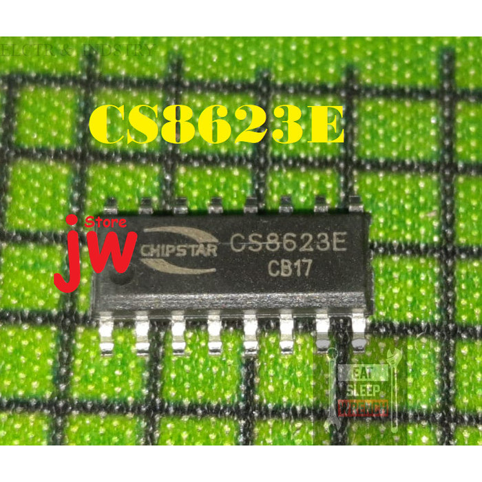 CS8623 CS8623E 8623 SOP-16 SMD Audio Power Amplifier aneka IC Transistor dan Mosfet