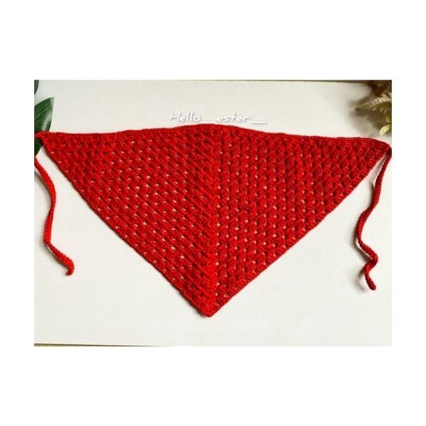 ✨TERLARIS✨ -BANDANA RAJUT / BANDO RAJUT SEGITIGA / BANDANA RAJUT SEGITIGA - Mocca