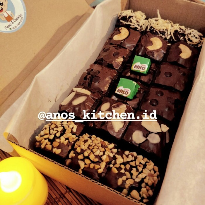 

Brownies Fudgy Dark Cokelat (Harga Promosi)
