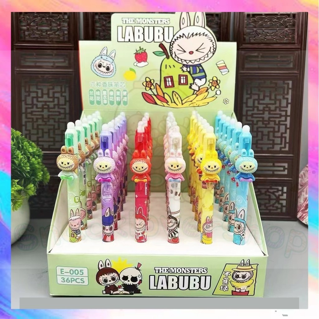 

(1pcs) Pulpen Cetek Premium Pena Hapus Motif Sanrio Labubu Viral Lisa Blackpink