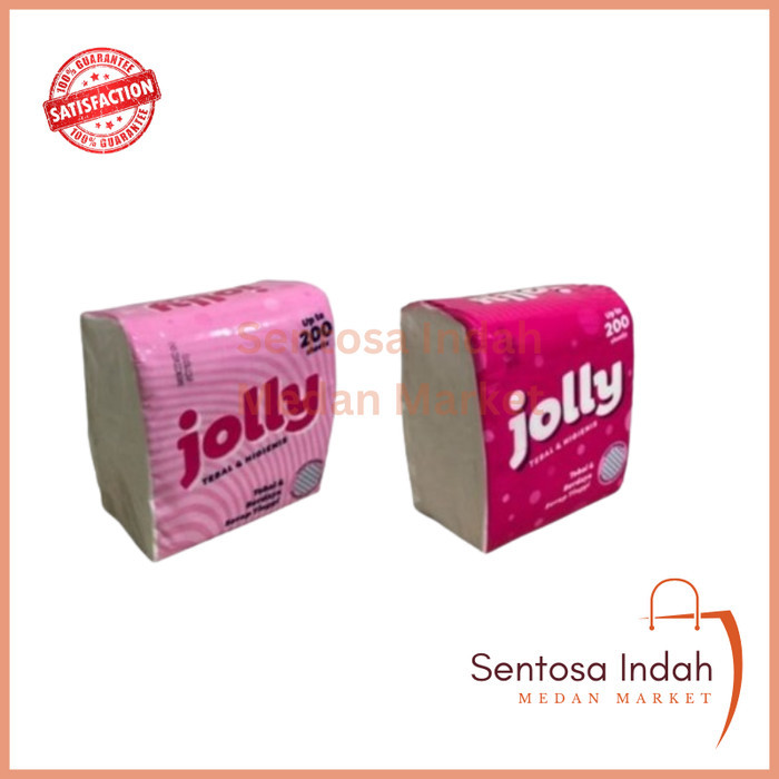 Tisu / Tissue Jolly Pop Up 200 Sheets 2 Ply Mini
