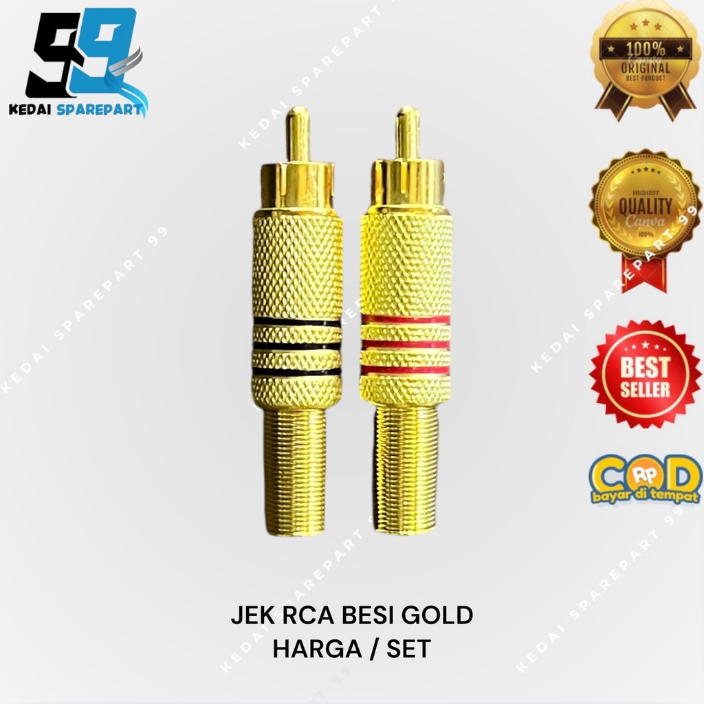 JEK RCA BESI GOLD JACK RCA BESI GOLD
