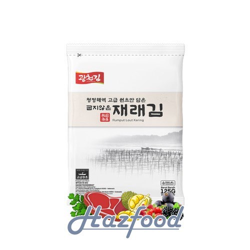 

Jaerae Gim Nori Makanan Ringan | Rumput Laut Kering 125 Gram (isi 50 lembar)