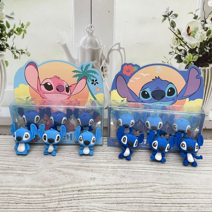 

Karet Penghapus Setip Stitch Box Mewah 1 Set isi 4 PCS Super Cute Lucu / Hapusan Eraser STITCH 1 Pack Lengkap isi 4 Imut Unik Ready Stationary Fancy Kekinian