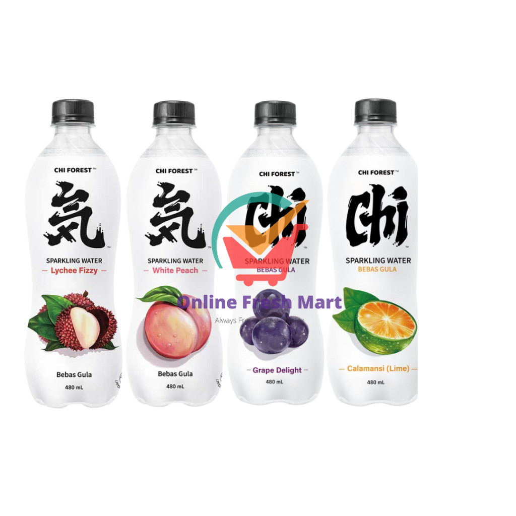 

CHI FOREST Sparkling Water White Peach Lychee Fizzy 480 ml Sugar Free Minuman Bersoda Bebas Gula - Online Fresh Mart Denpasar