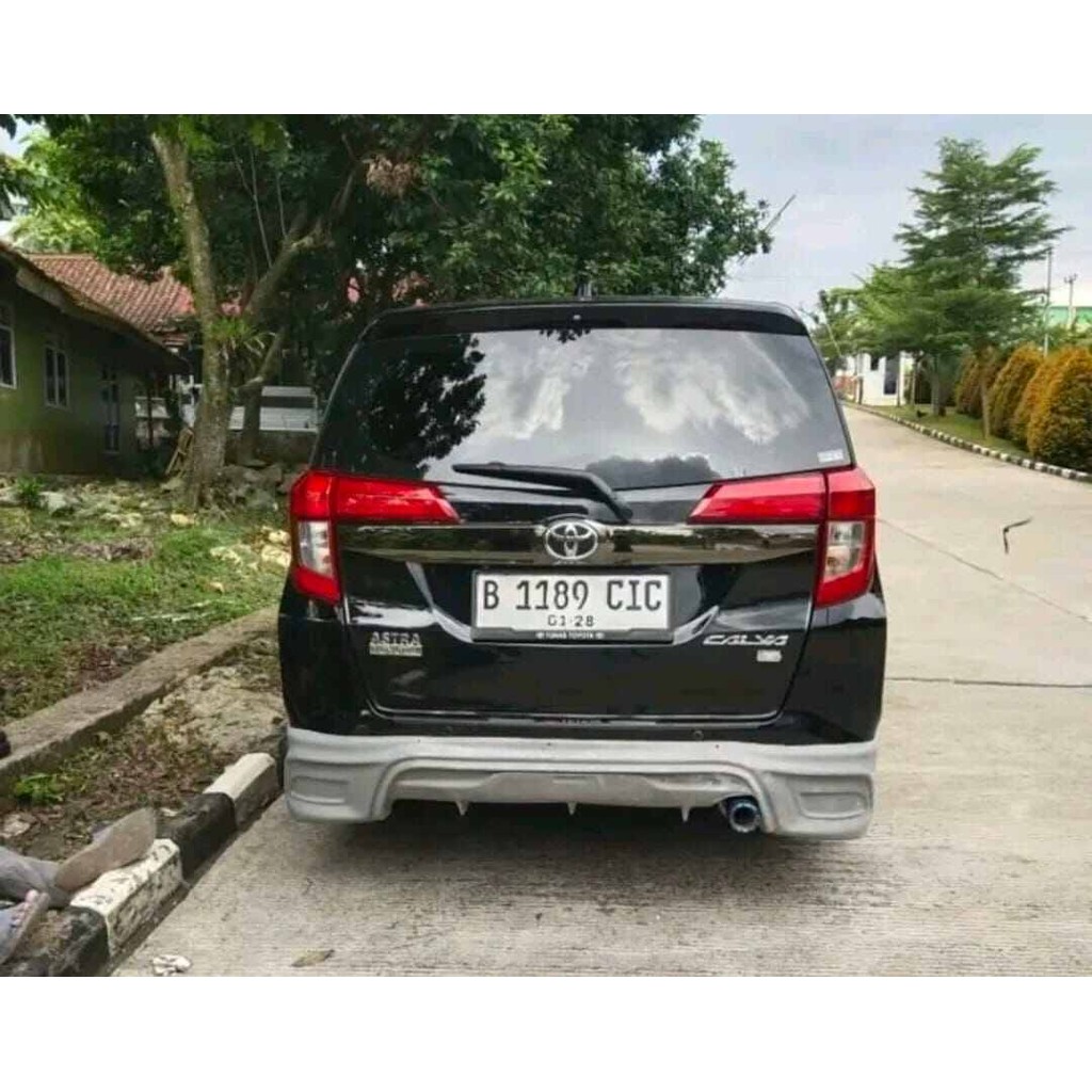 bodykit Sigra Calya belakang yaris