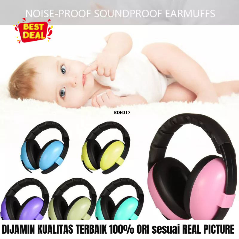 Earmuff Penutup Telinga Anak Bayi Dewasa Kuromi Anti Bising Tekanan Udara Untuk Tidur Pesawat