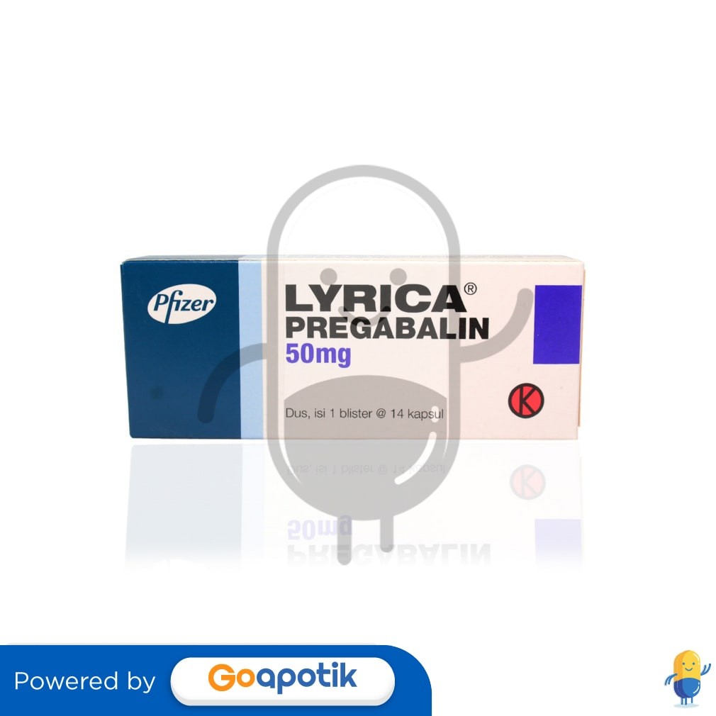 Lyrica 50 Mg Box 14 Kapsul