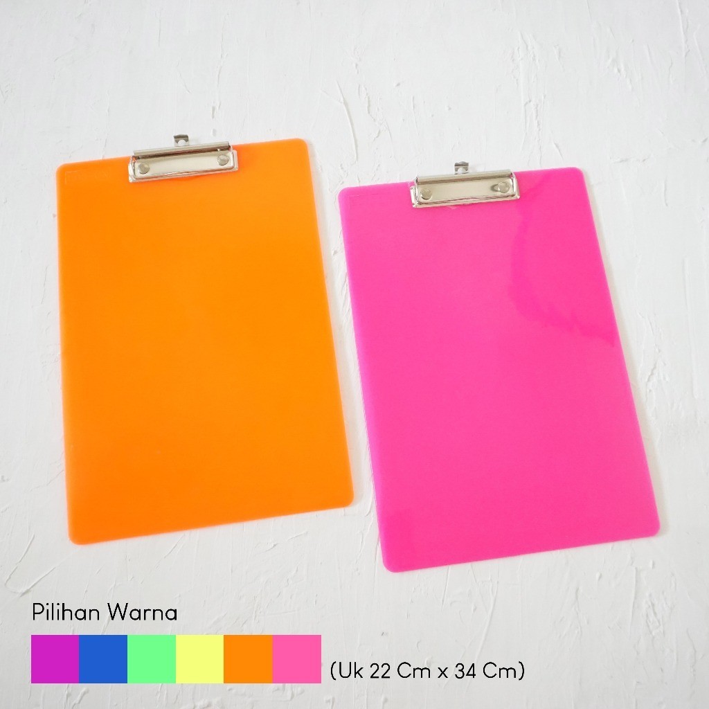

CLIPBOARD UJIAN WARNA WARNI / ALAS UJIAN SEKOLAH / PAPAN ALAS