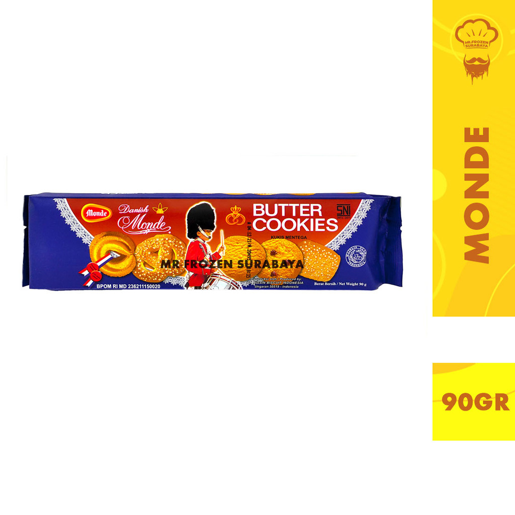 

Monde Butter Cookies Kemasan 90gr