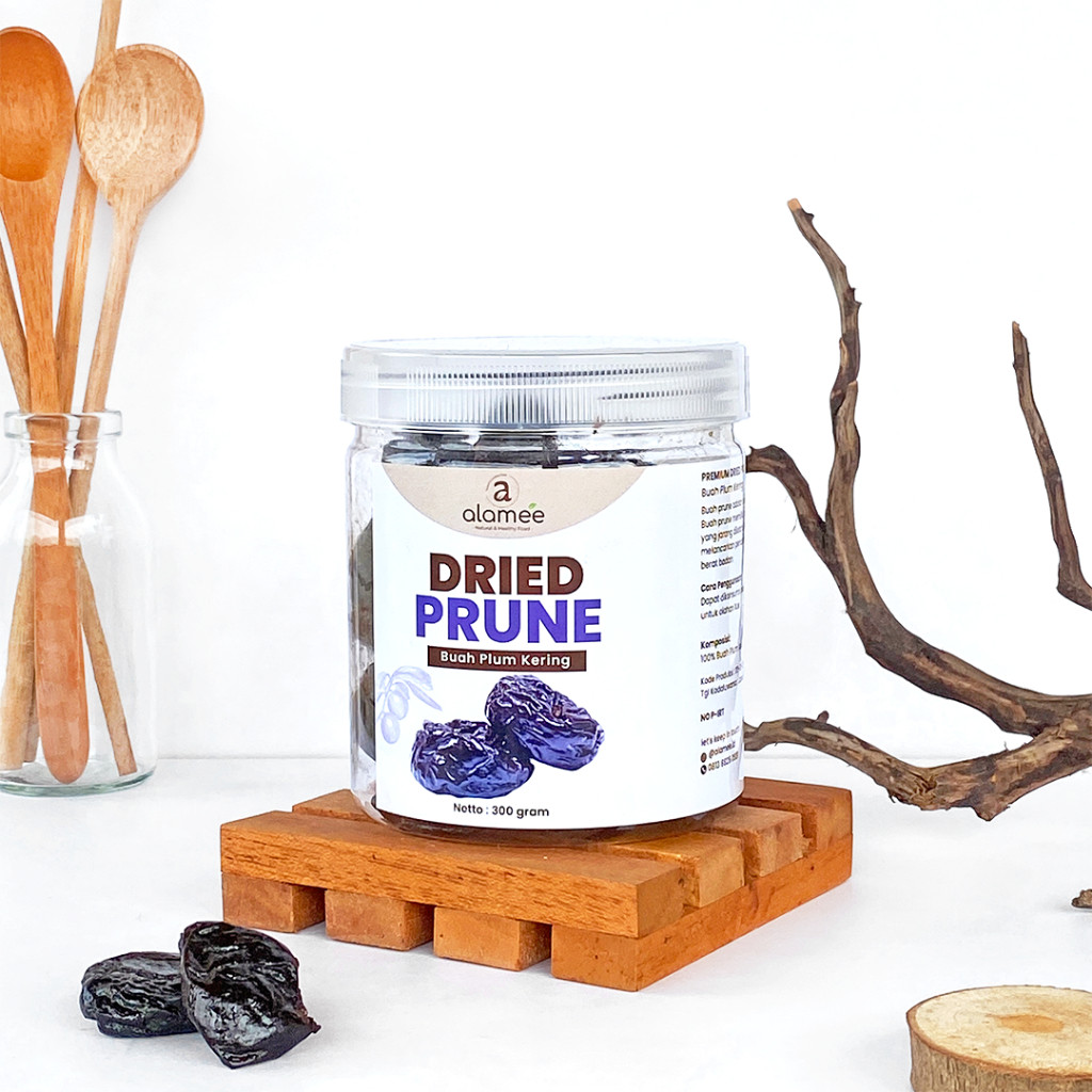 

ALAMEE Plum Kering Buah Prunes Cemilan Buah Dried Fruit 300gr