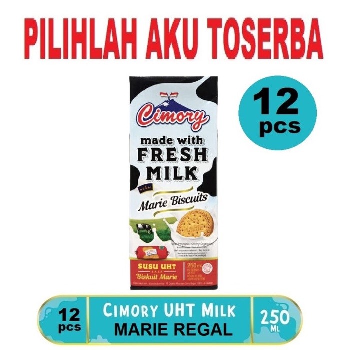 

Susu CIMORY MARIE REGAL 250 ml - ( HARGA 12 pcs )