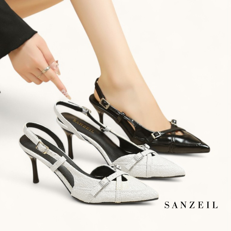 6992 Sepatu Wanita Heels Tinggi 8cm