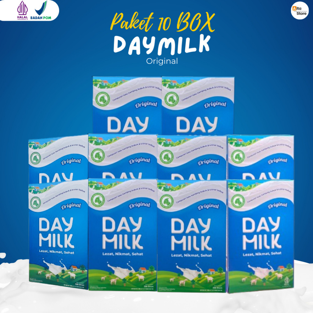 

Paket 10 Box Susu Kambing Daymilk Etawa Halal BPOM