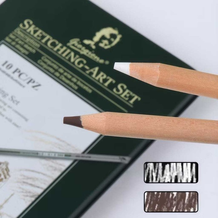 

JAMIN MURAH !!!Giorgione Sketching Art Set 10pcs G-101008 / Pensil Lukis Set / Drawing Pencil(BISA LANGSUNG ORDER)