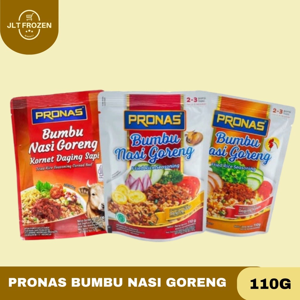 

Pronas Bumbu Nasi Goreng / Bumbu Nasi Goreng Instans / Nasi Goreng Ayam / Sapi / Corned 110g