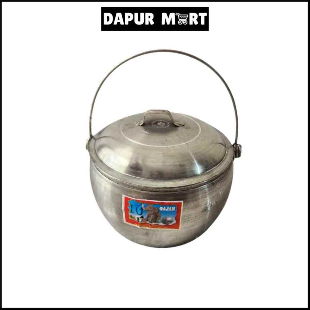Panci Masak Nasi Periuk Aluminium SUPER TEBAL | Panci Nasi Aluminium