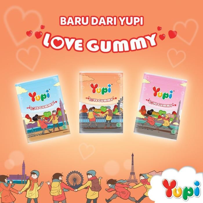 

Yupi Love Gummy Bag 80gr