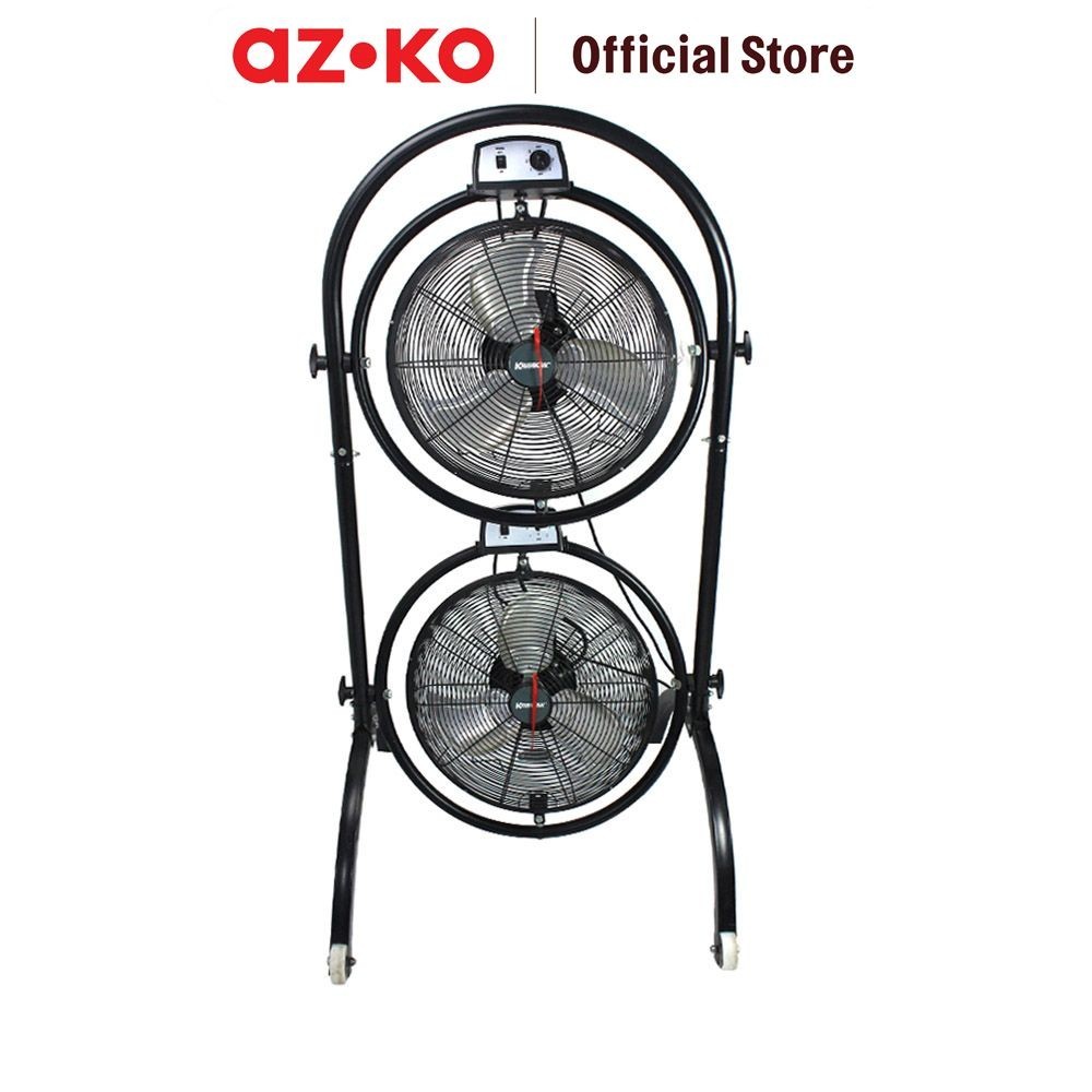AZKO Krisbow 16 inci Kipas Angin Berdiri Industrial Standing Fan Penyejuk Ruangan Kipas Lantai