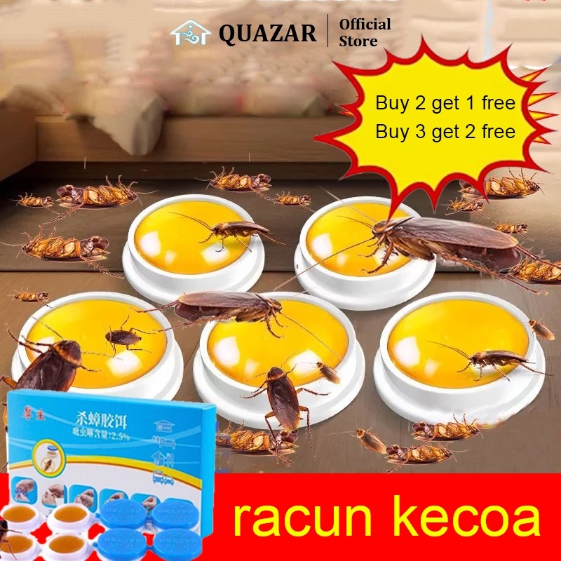 pembasmi kecoa paling ampuh 8pcs/box racun kecoa anti kecoa Dapur kamar tidur mobil penghapusan keco