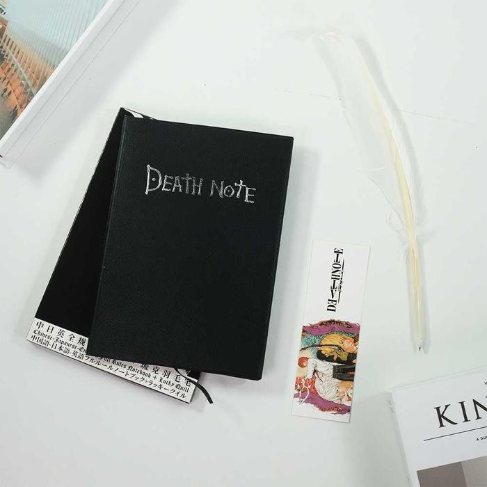

READY Note Book Deathnote With Pen Leather Case Buku Catatan Jurnal Kulit Anime A5 dengan Pulpen SIAP KIRIM