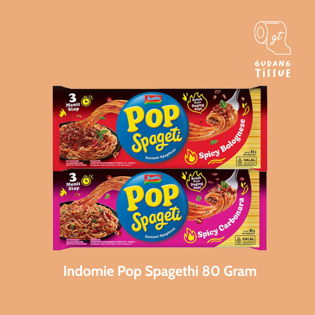 

Indomie Pop Spageti 80 Gram - All Variant