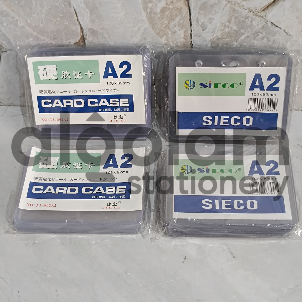 

SATU PACK ( 20 PCS ) Plastik Id Card Mika A2 Lengkap