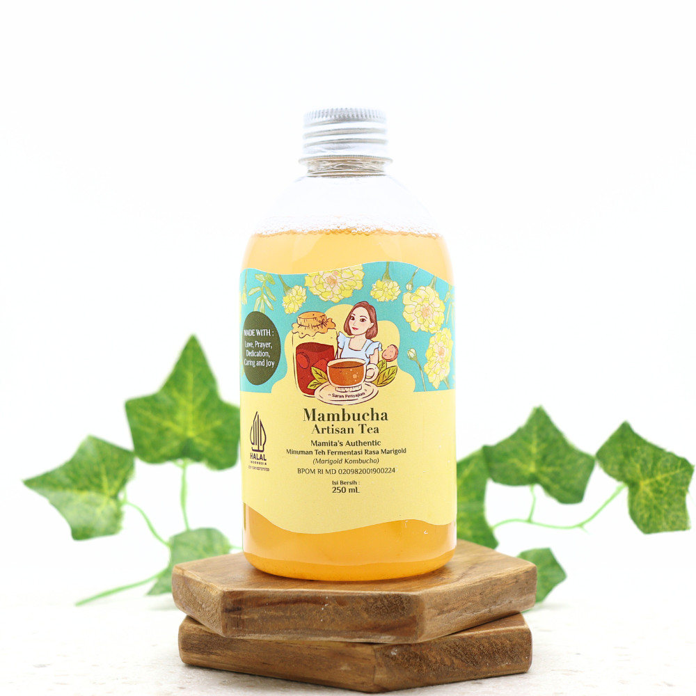 

250ml Marigold Kombucha Teh Fermentasi - Mambucha